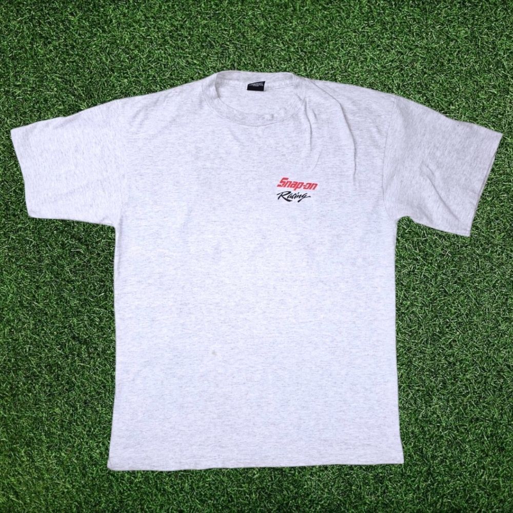 VINTAGE SNAP ON RACING SHIRT 1996